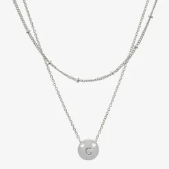 Sparkle Allure Womens Pure Silver Over Brass Necklace Set