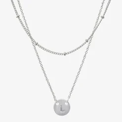 Sparkle Allure Womens Pure Silver Over Brass Necklace Set