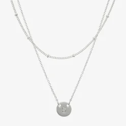 Sparkle Allure Womens Pure Silver Over Brass Necklace Set