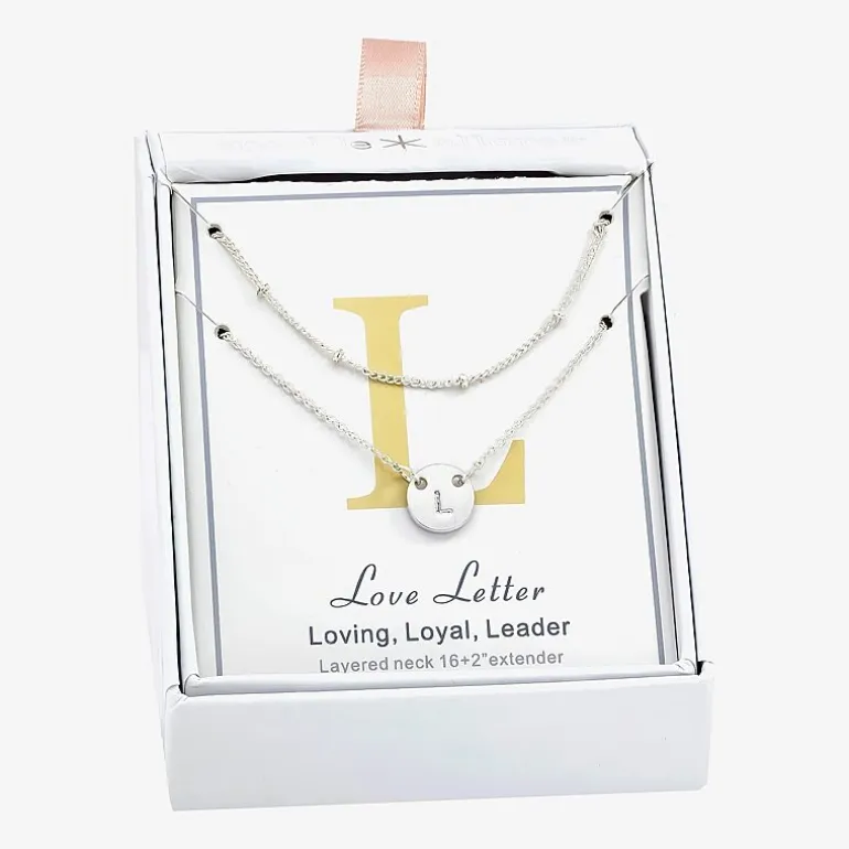 Sparkle Allure Womens Pure Silver Over Brass Necklace Set