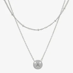 Sparkle Allure Womens Pure Silver Over Brass Necklace Set