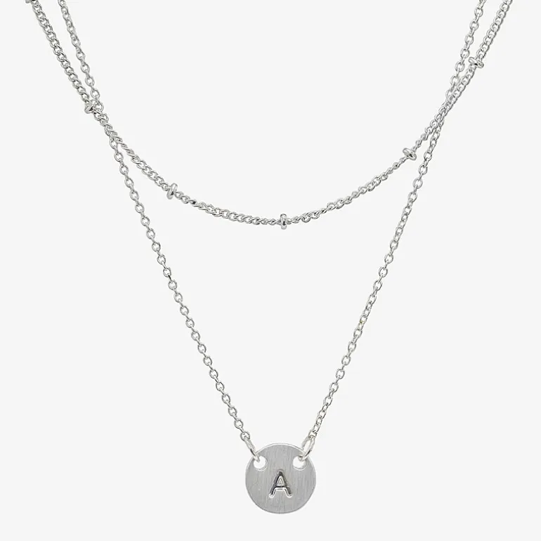 Sparkle Allure Womens Pure Silver Over Brass Necklace Set