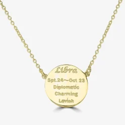 Sparkle Allure Zodiac Coin Womens Crystal 14K Gold Over Brass Round 16 Inch Pendant Necklace