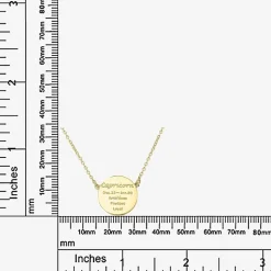 Sparkle Allure Zodiac Coin Womens Crystal 14K Gold Over Brass Round 16 Inch Pendant Necklace
