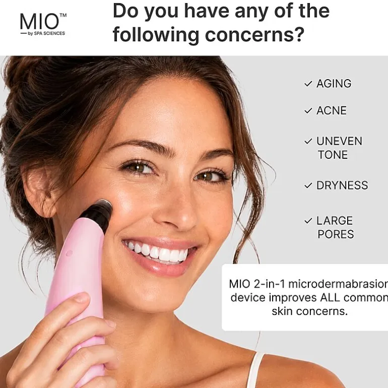 Spa Sciences Mio Microdermabrasion And Pore Extraction Skin Resurfacing System