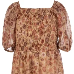 Speechless Big Kid Girls Elbow Sleeve A-Line Dress