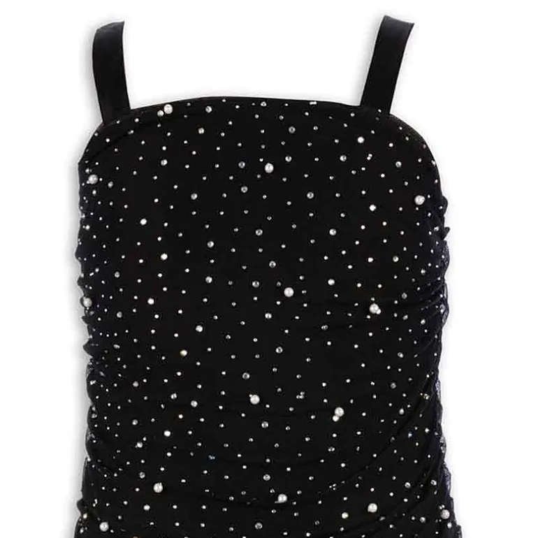 Speechless Big Kid Girls Embellished Sleeveless Midi Party Dress