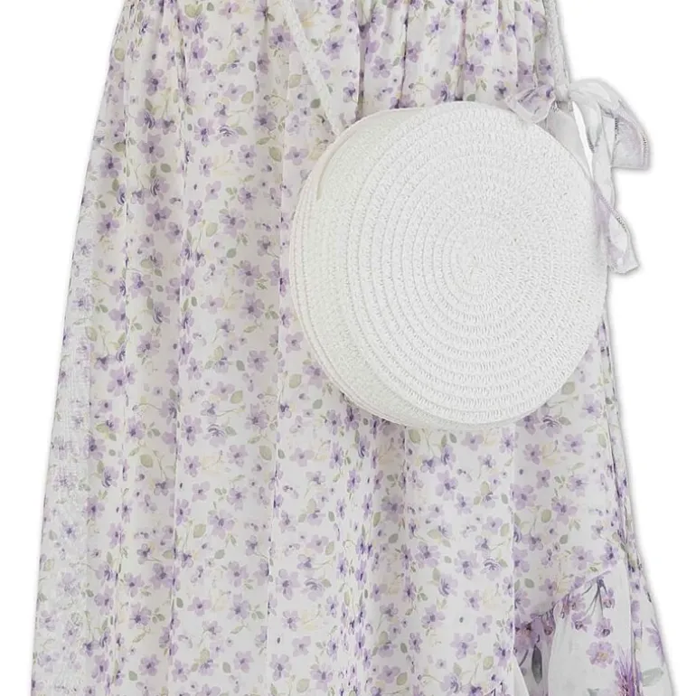 Speechless Big Kid Girls Short Sleeve Flutter A-Line Dress
