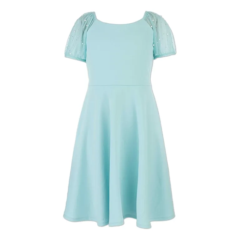Speechless Big Kid Girls Short Sleeve A-Line Dress