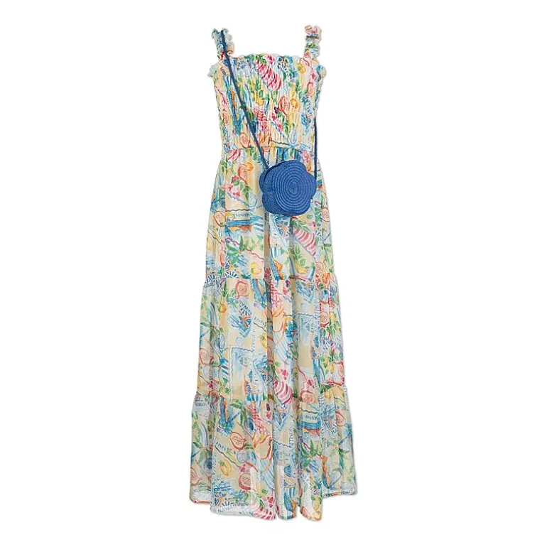 Speechless Big Kid Girls Sleeveless Floral Maxi Dress