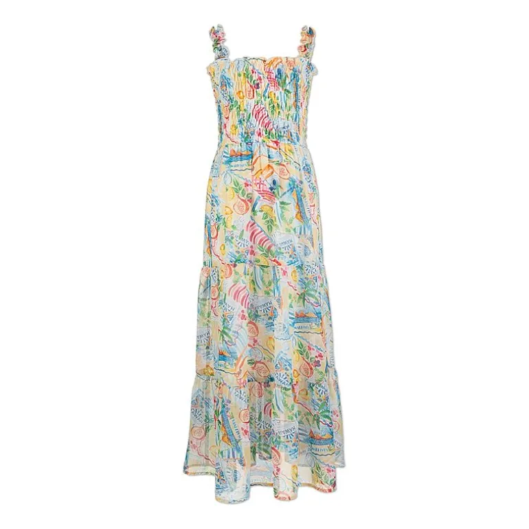 Speechless Big Kid Girls Sleeveless Floral Maxi Dress
