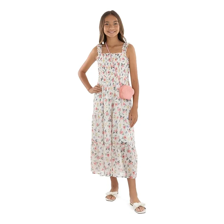 Speechless Big Kid Girls Sleeveless Floral Maxi Dress