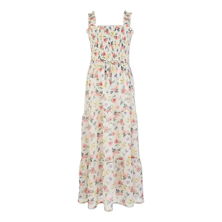 Speechless Big Kid Girls Sleeveless Floral Maxi Dress