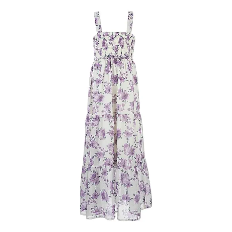 Speechless Big Kid Girls Sleeveless Floral Maxi Dress