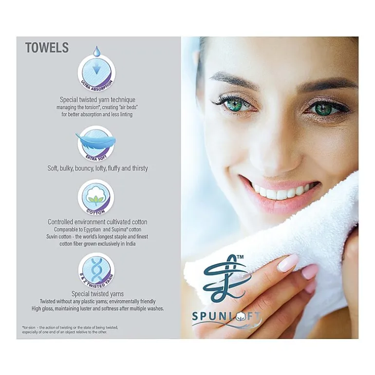 Spunloft 6-pc. Quick Dry Solid Bath Towel Set