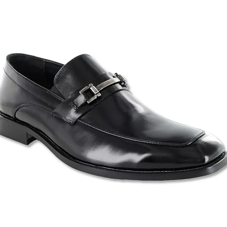 Stacy Adams® Blake Mens Leather Moc-Toe Slip-On Dress Shoes
