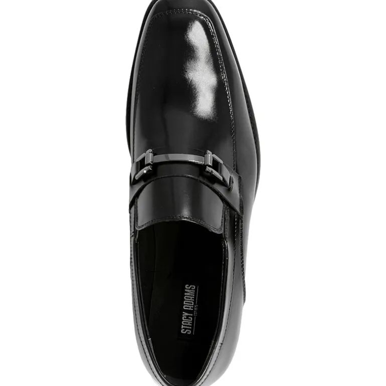 Stacy Adams® Blake Mens Leather Moc-Toe Slip-On Dress Shoes