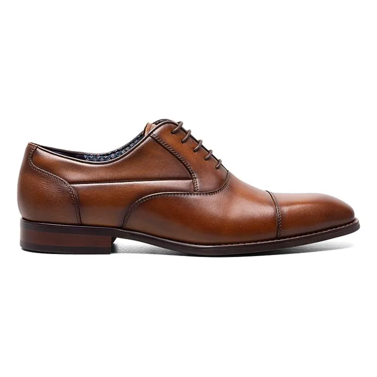 Stacy Adams Kallum Cap Toe Lace Mens Cap Closed Toe Oxford Shoes