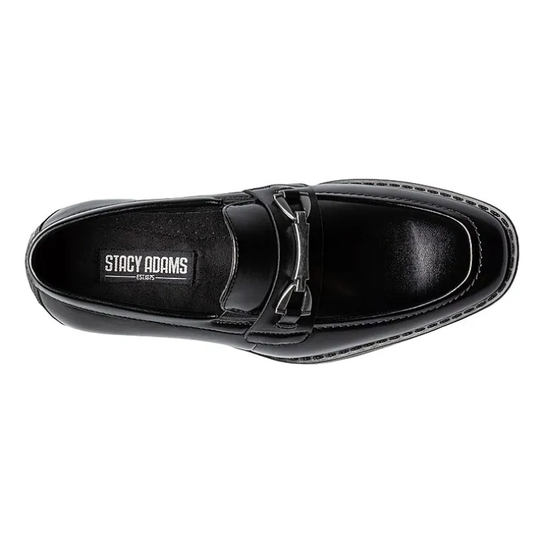 Stacy Adams Kaylor Boys Moc Closed Toe Slip-On Shoe