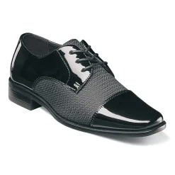 Stacy Adams Pharoah Little & Big Kid Boys Cap Closed Toe Oxford Shoes