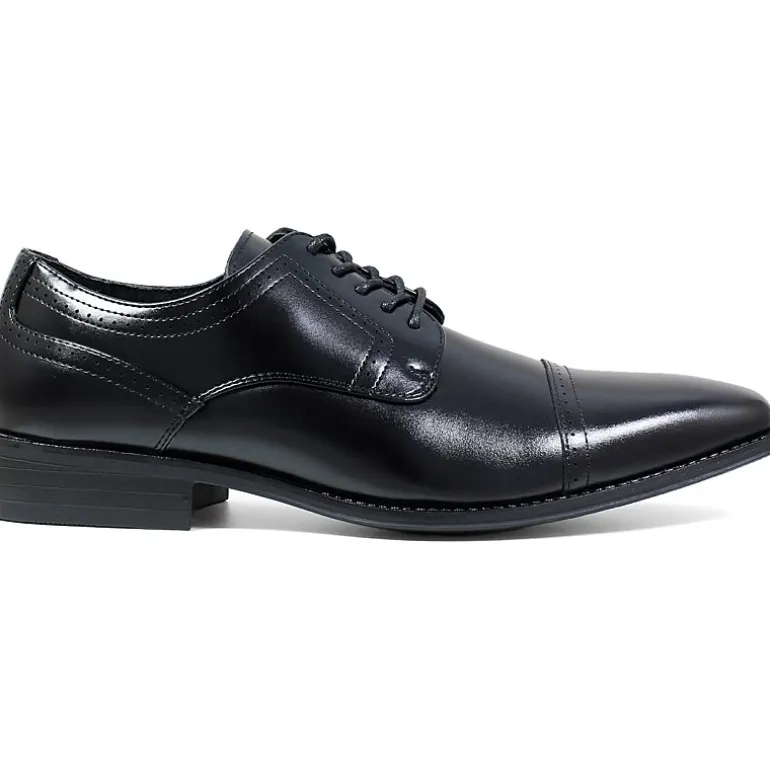 Stacy Adams® Waltham Mens Leather Cap Toe Lace Oxford Dress Shoes