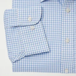 Stafford Big and Tall Smart Tech Mens Regular Fit Stretch Fabric Wrinkle Free Long Sleeve Dress Shirt