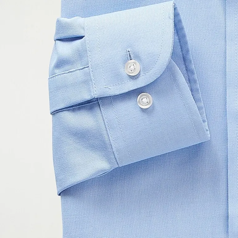 Stafford Coolmax All Season Ecomade Oxford Mens Regular Fit Stretch Fabric Wrinkle Free Long Sleeve Dress Shirt