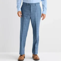 Stafford Coolmax All Season Ecomade Classic Fit Plaid Suit Separates