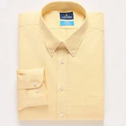 Stafford Coolmax All Season Ecomade Oxford Mens Big and Tall Classic Fit Stretch Fabric Wrinkle Free Long Sleeve Dress Shirt