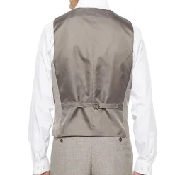 Stafford Coolmax All Season Ecomade Mens Regular Fit Plaid Big and Tall Suit Jacket
