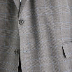 Stafford Coolmax All Season Ecomade Mens Big and Tall Plaid Suit Separates