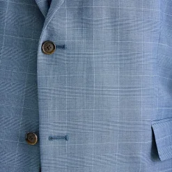 Stafford Coolmax All Season Ecomade Mens Big and Tall Plaid Suit Separates