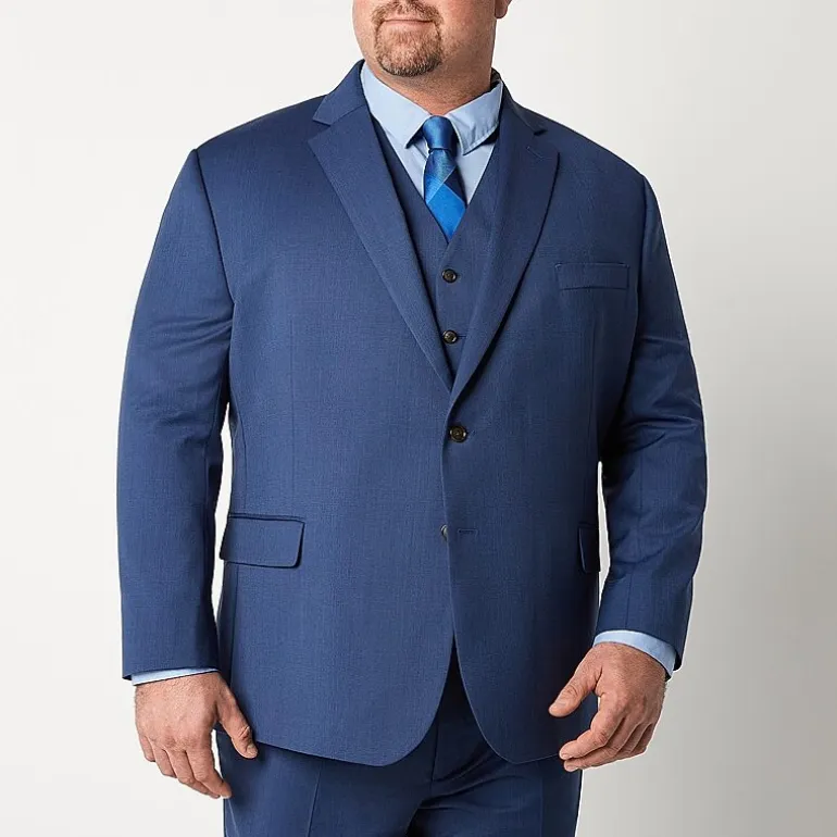 Stafford Coolmax All Season Ecomade Mens Stretch Fabric Classic Fit Big and Tall Suit Jacket