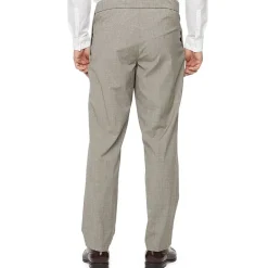 Stafford Coolmax All Season Ecomade Seated Mens Adaptive Classic Fit Flat Front Suit Pant