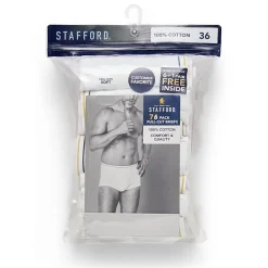 Stafford Cotton Full Cut Bonus Pack Mens 7 Pack Briefs 302865