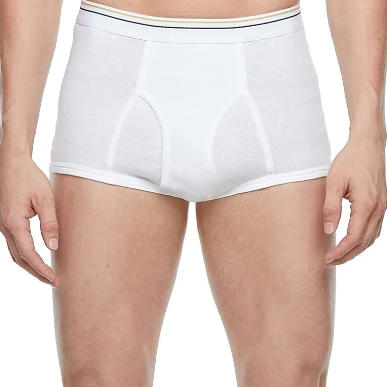 Stafford Cotton Full Cut Mens Big 6 Pack Briefs 302852