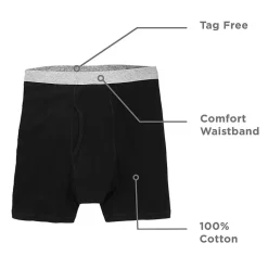 Stafford Cotton Mens Big and Tall 4 Pack Boxer Briefs 302866