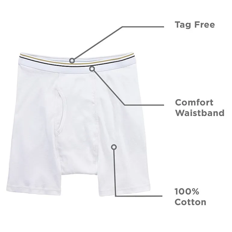 Stafford Cotton Mens 4 Pack Boxer Briefs 302866