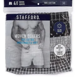 Stafford Cotton Woven Mens Boxers 302600