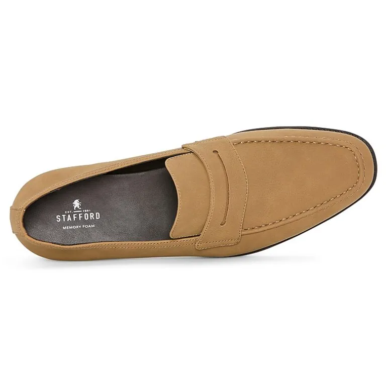 Stafford Cyrus Mens Moc Closed Toe Loafers