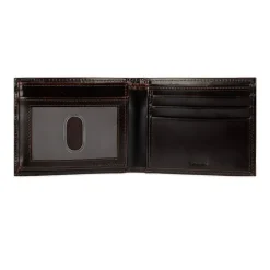 Stafford Distressed Mens Personalized Rfid Blocking Bifold Wallet