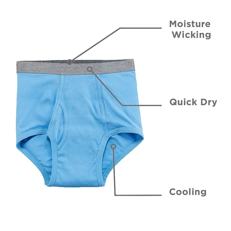 Stafford Dry + Cool Full-Cut Mens 6 Pack Briefs 302872