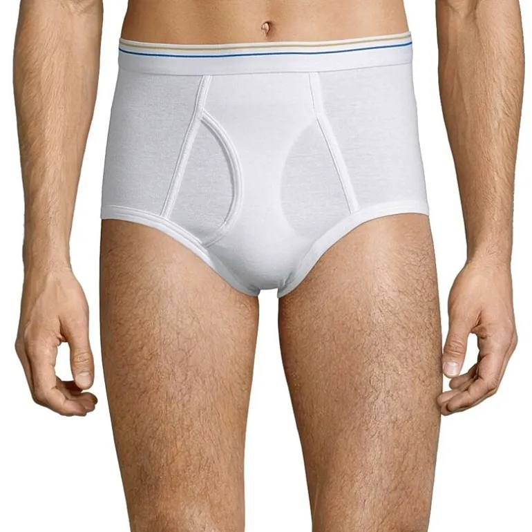 Stafford Dry + Cool Full-Cut Mens Big 6 Pack Briefs 302872