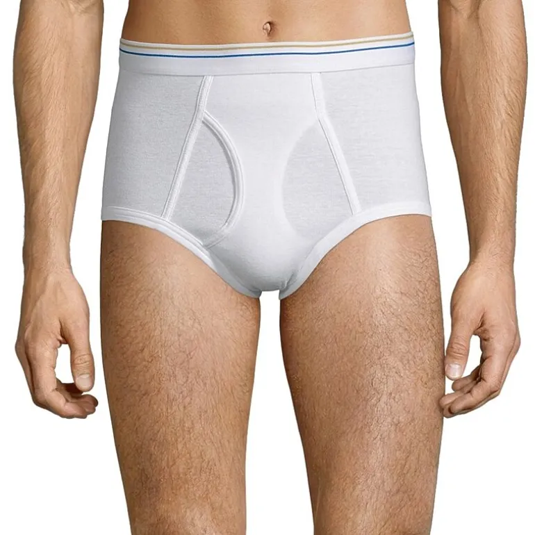 Stafford Dry + Cool Full-Cut Mens Big and Tall 6 Pack Briefs 302872