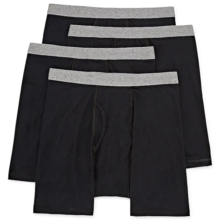 Stafford Dry + Cool Mens 4 Pack Boxer Briefs 302869