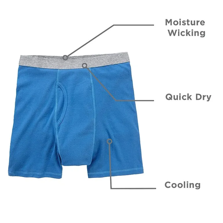 Stafford Dry + Cool Mens 4 Pack Boxer Briefs 302869