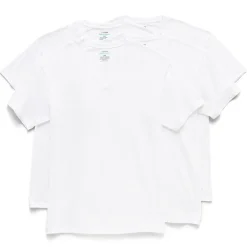 Stafford Dry + Cool Mens 4 Pack Short Sleeve V Neck MOISTURE_WICKING T-Shirt