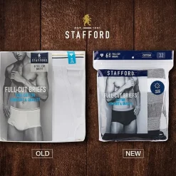 Stafford Full-Cut Bonus Mens 7 Pack Briefs 302865
