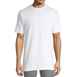 Stafford Heavyweight Mens 4 Pack Short Sleeve Crew Neck T-Shirt Big and Tall