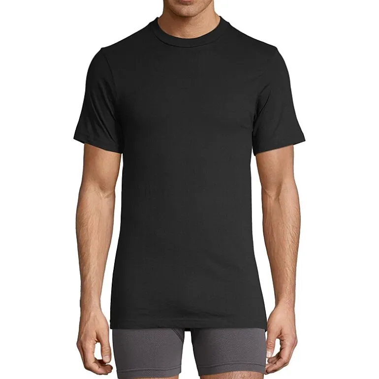Stafford Heavyweight Mens 3 Pack Short Sleeve Crew Neck T-Shirt Extra Tall